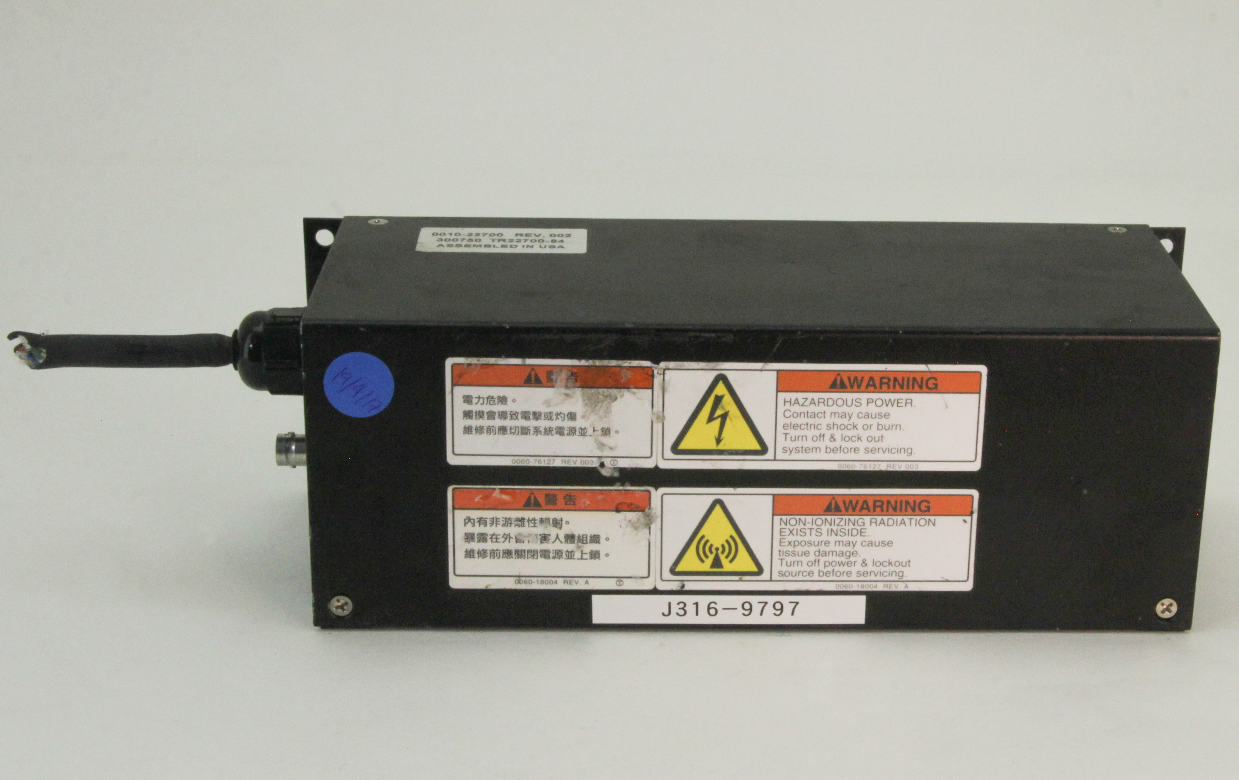9797 APPLIED MATERIALS END POINT POWER MODULE, 0100-01756, 0021